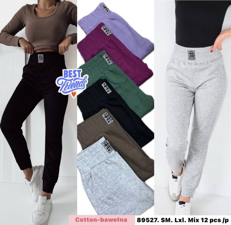 Spodnie damskie Roz S/M-L/XL, Mix kolor Paczka 12 szt